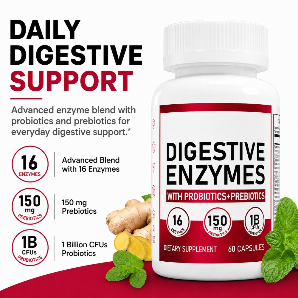 Digestive Enzyme Blend - Enzimi Digestivi con 1 Miliardo di