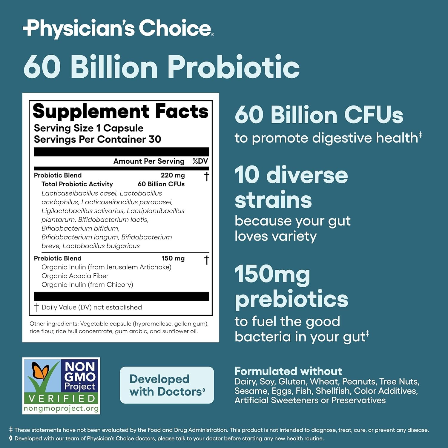 Probiotici 60 Miliardi di CFU  - Digestive Enzyme Blend recensione e prezzo