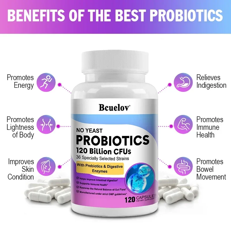Probiotici 120 miliardi CFU 36 - Digestive Enzyme Blend recensione e prezzo