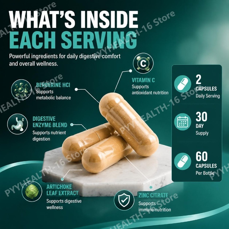 Capsule per il Supporto Digest - Digestive Enzyme Blend recensione e prezzo